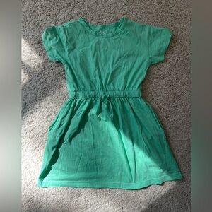 Primary Clothing short sleeve cotton dress size 10 green